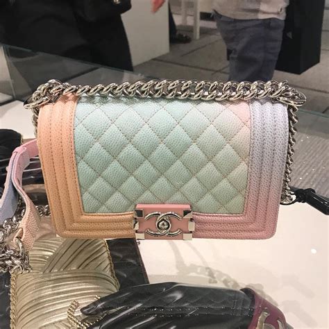 chanel rainbow boy bag|chanel boy bag second hand.